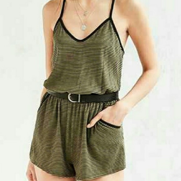 Urban Outfitters Pants - Silence + Noise Striped Romper